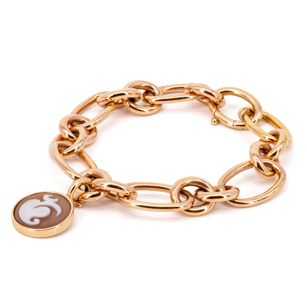 Classic Armband, 21 cm, Gemme Gross, Rosegold, 10 mm