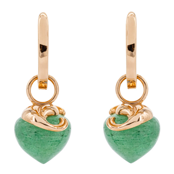 Ohrschmuck Aventurin, 12 mm, Rosegold