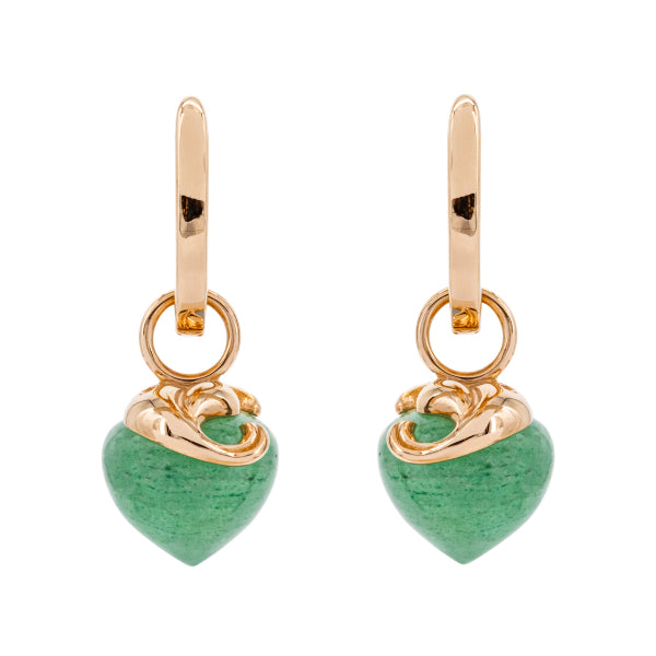 Ohrschmuck Aventurin, 9 mm, Rosegold
