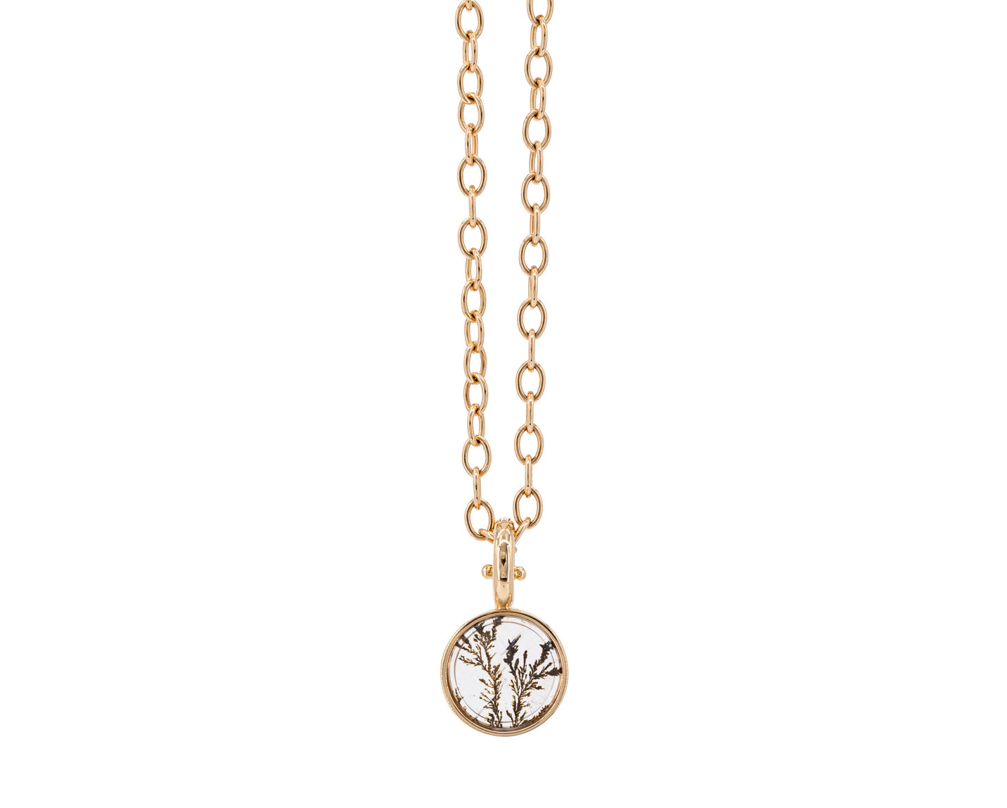 Necklace Infinity, 50 cm, Blossom Gemme, clip, 10 cm, small, rose gold