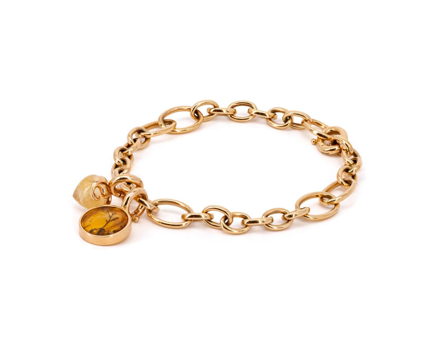 Fantasy bracelet, 21 cm, Blossom Gemme, clip, 10 cm, small, ACr9rutilg, rose gold