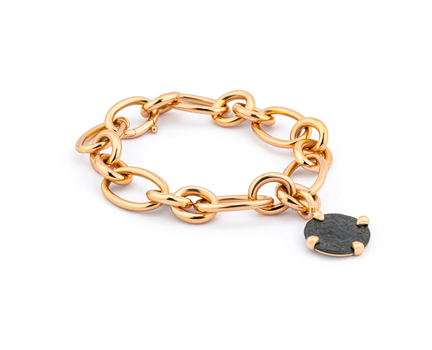 Classic bracelet, 21 cm, Blossom Gemme, clip, 15 cm, large, ACR9BBU, rose gold