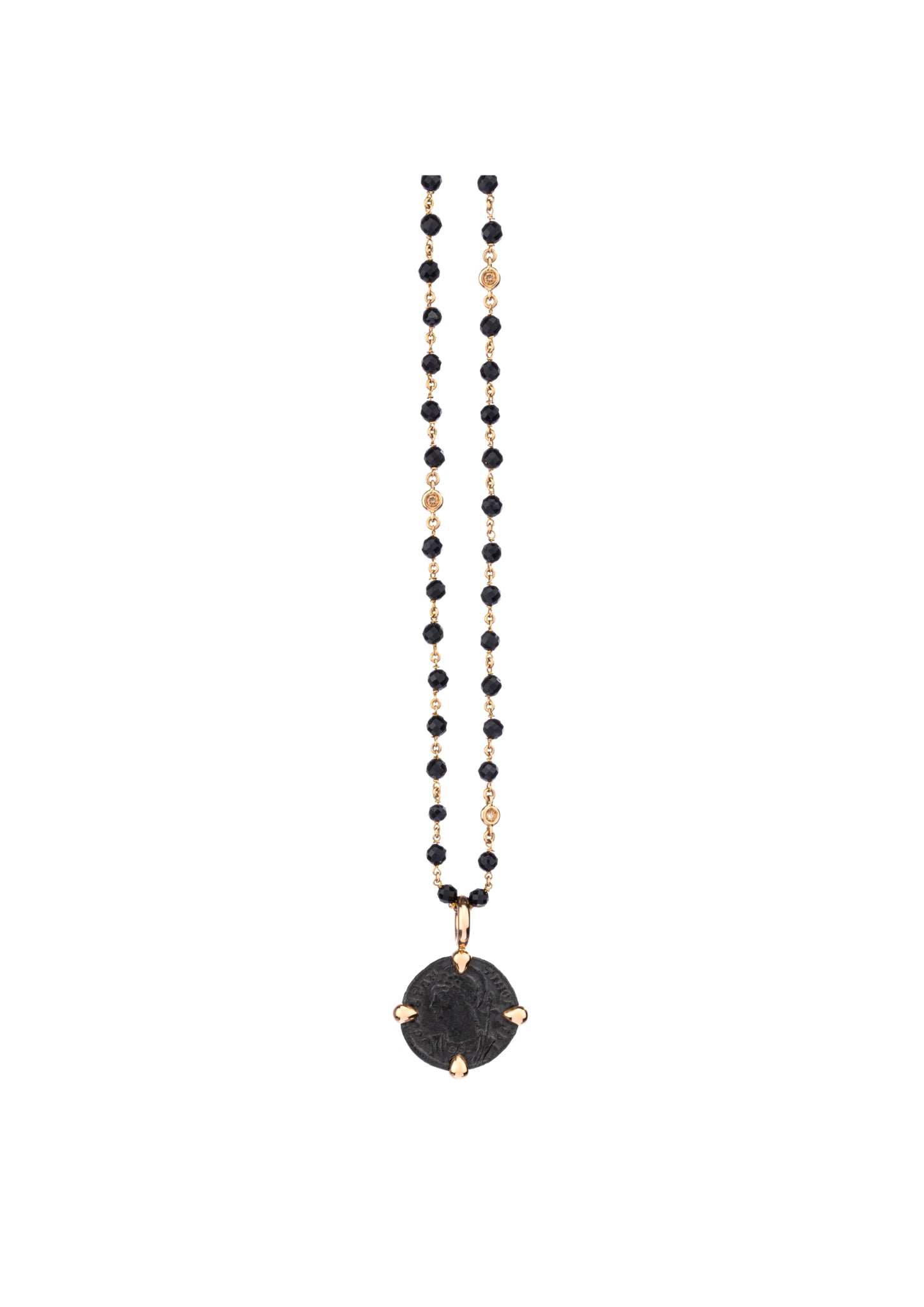 Blossom gem, clip, 10 cm, small, rose gold