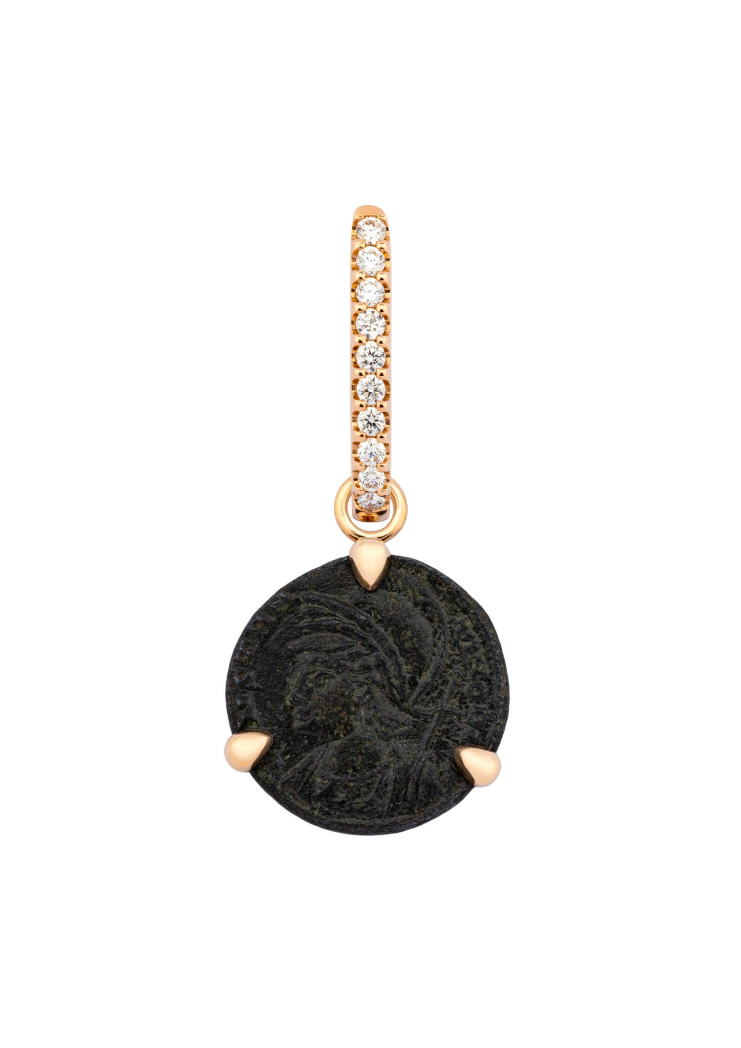 Coin Ohrschmuck, Creolen mit Brill., Constantinus I 330-346 P.C.