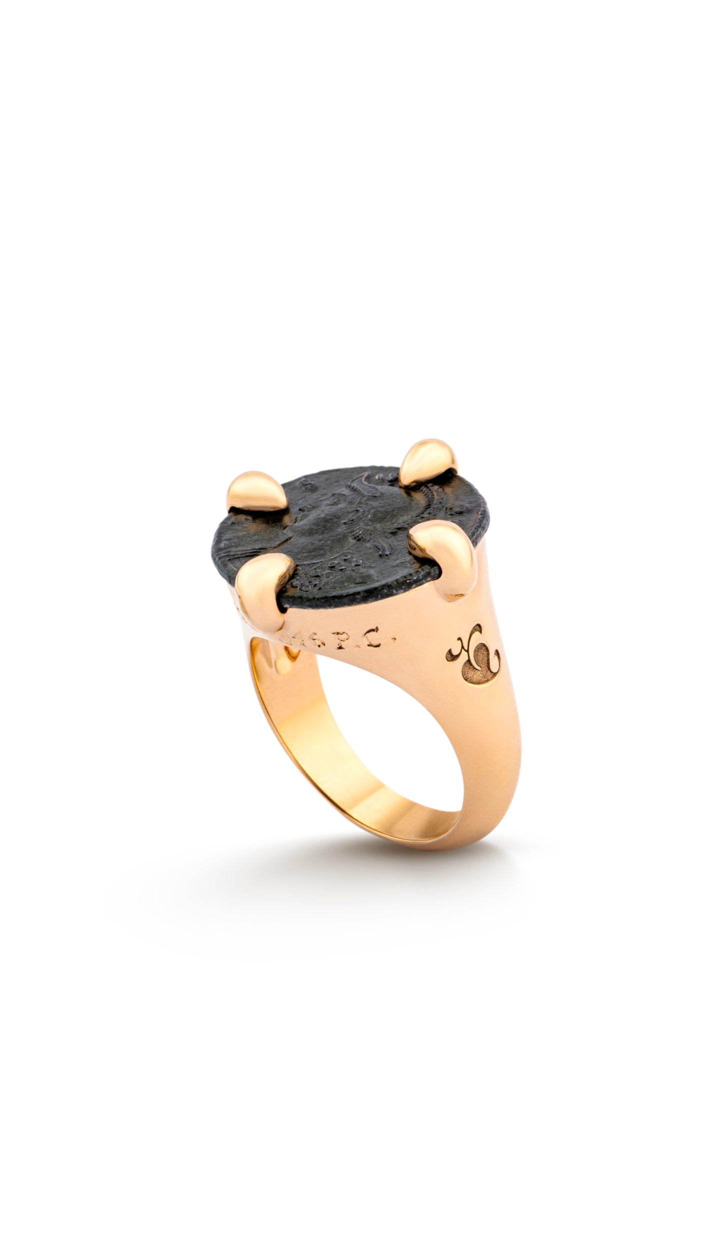 Blossom gem, clip, 10 cm, small, rose gold