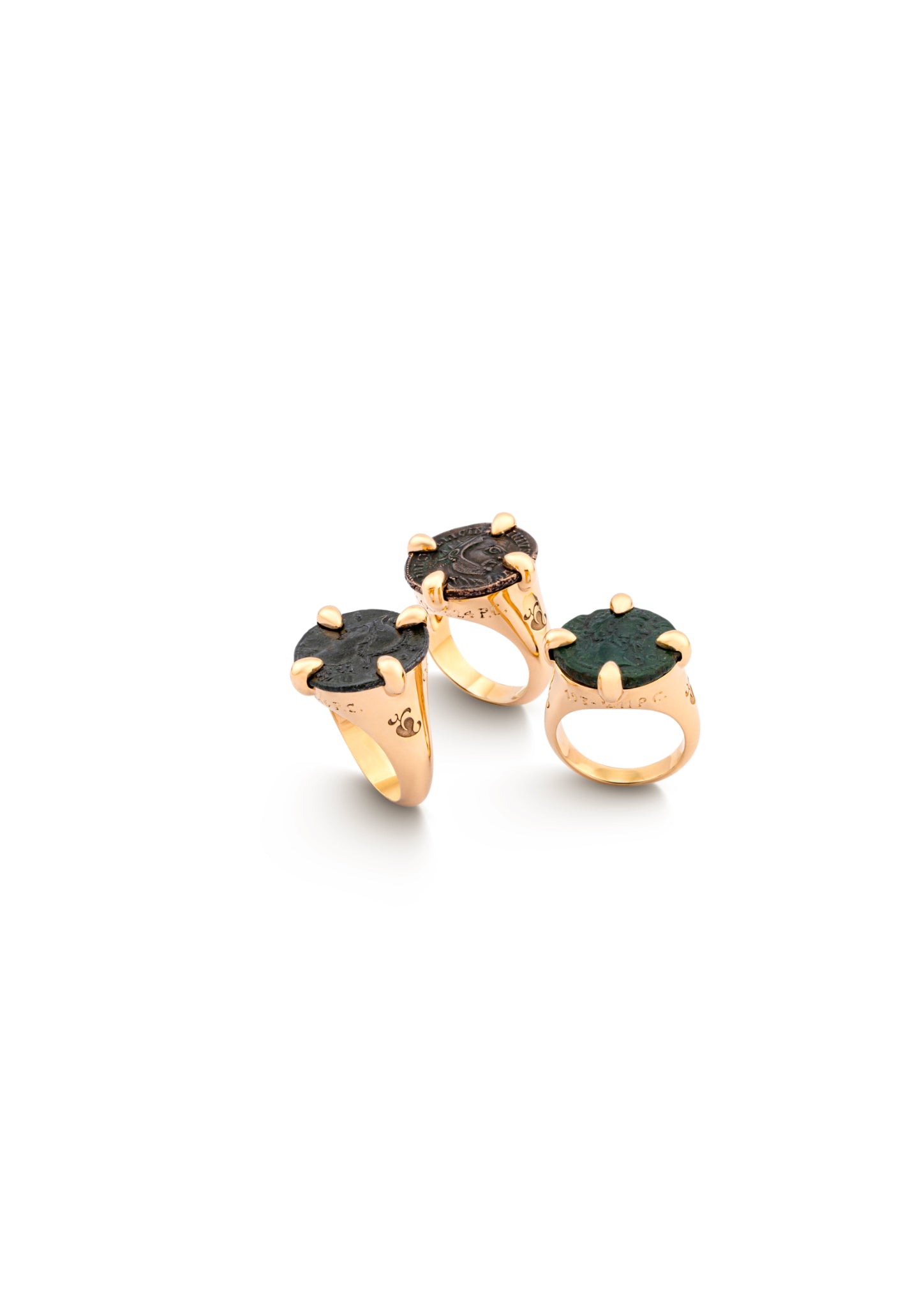 Blossom gem, clip, 10 cm, small, rose gold