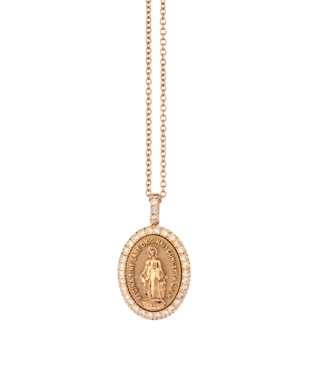 Blossom gem, clip, 10 cm, small, rose gold